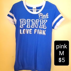 9 Pink shirts womens S and M